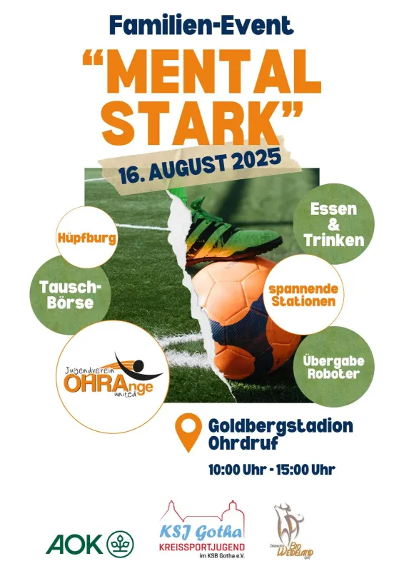 Mental stark im Goldbergstadion Ohrdruf am 16.08.2025