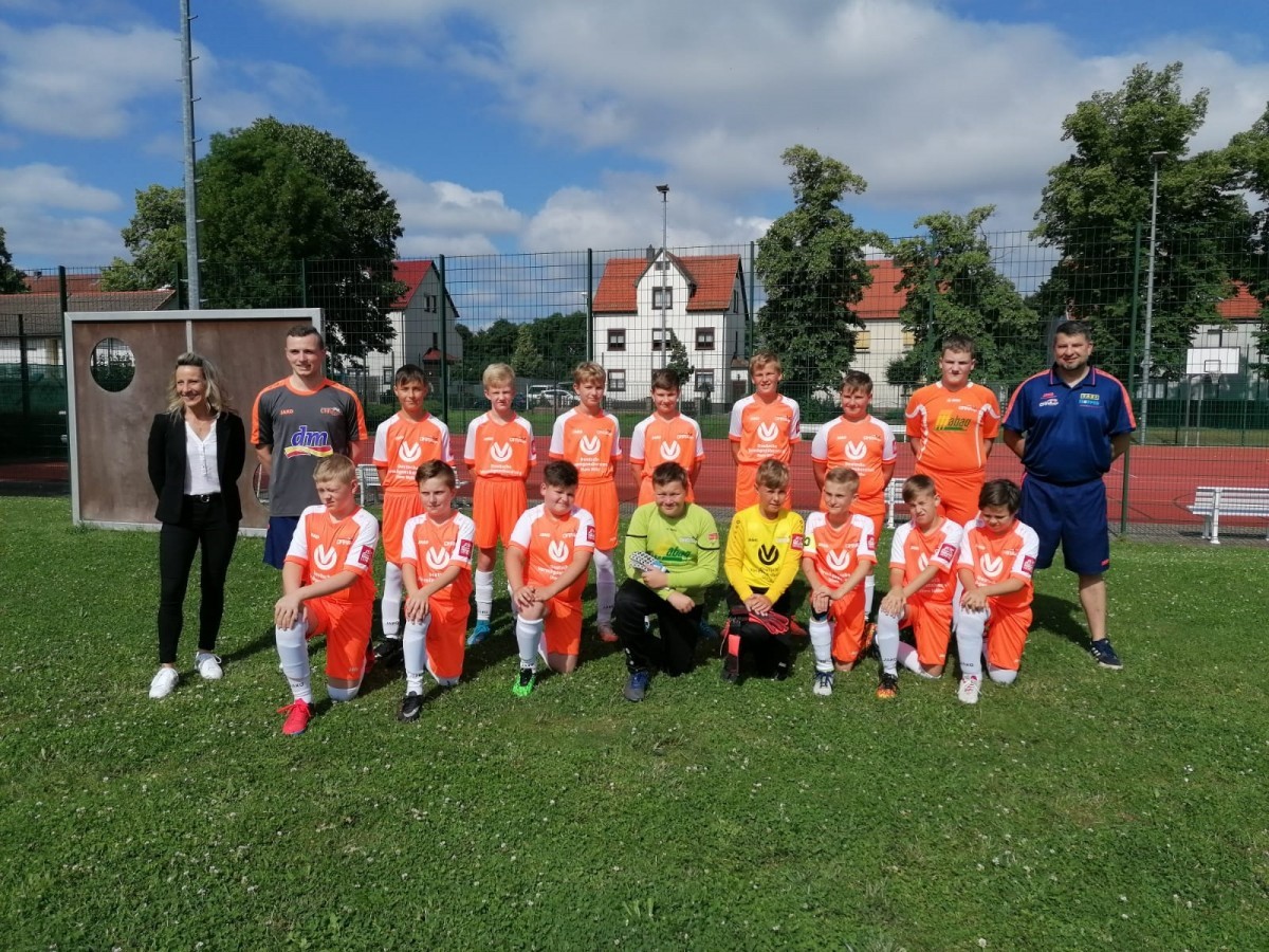 D-Junioren mit neuem Sponsor