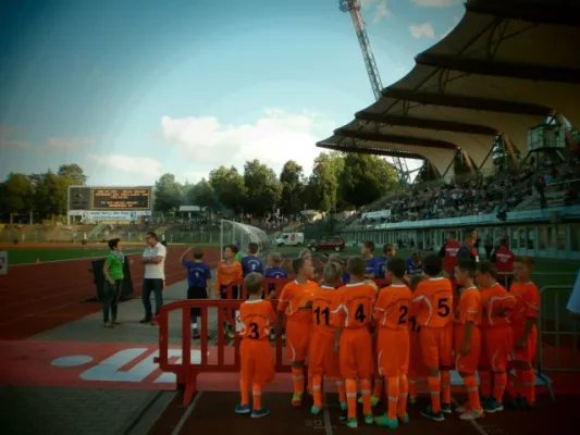 Einlaufkids RWE vs. HSV