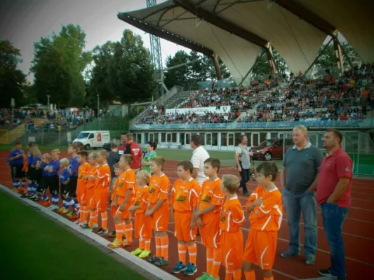 Einlaufkids RWE vs. HSV