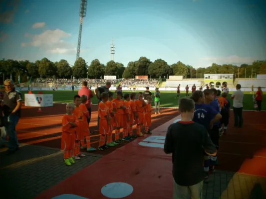 Einlaufkids RWE vs. HSV
