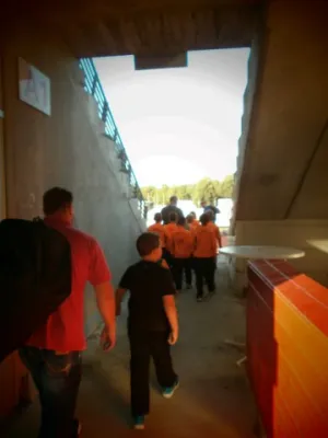 Einlaufkids RWE vs. HSV