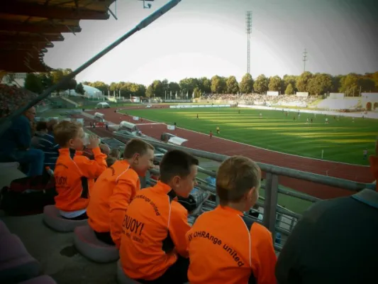 Einlaufkids RWE vs. HSV